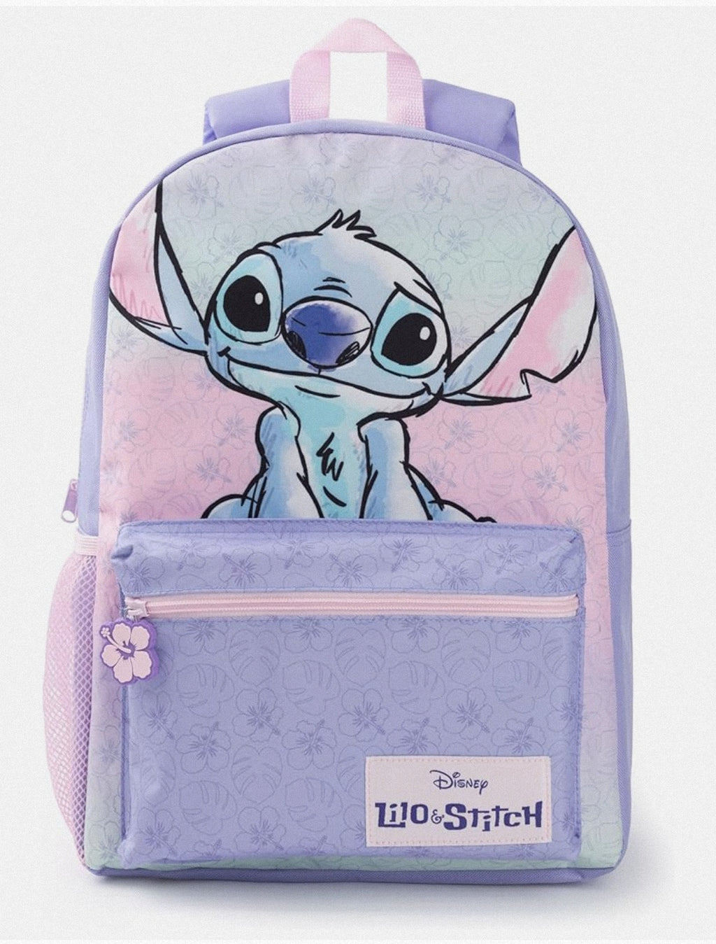 Salveque Escolar Disney Stitch (Rosa/Violeta)
