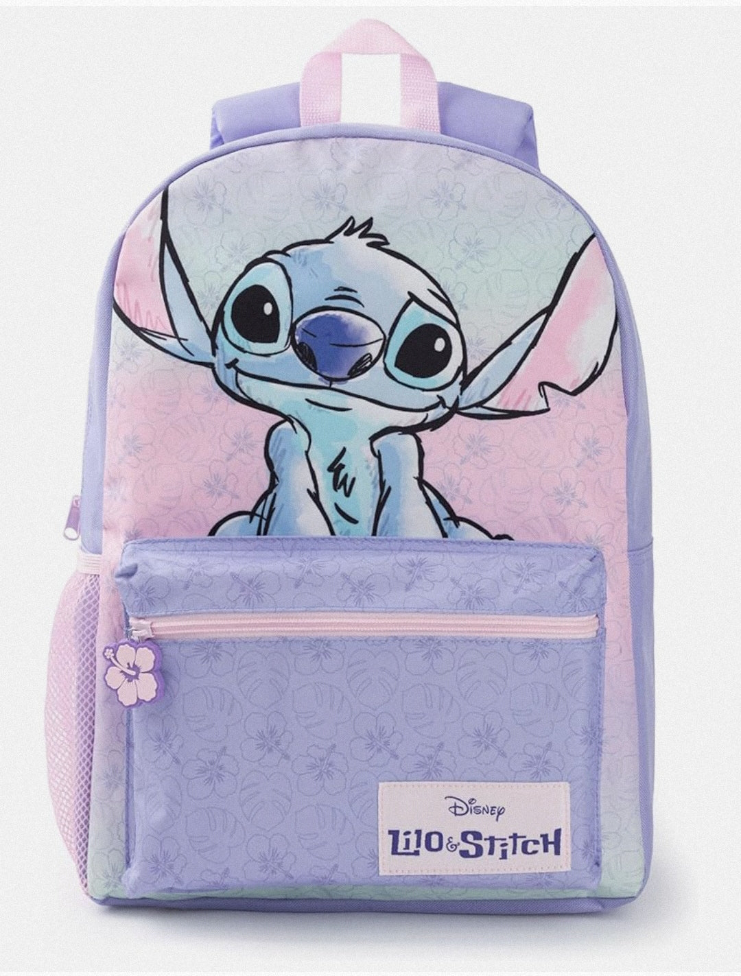 Salveque Escolar Disney Stitch (Rosa/Violeta)