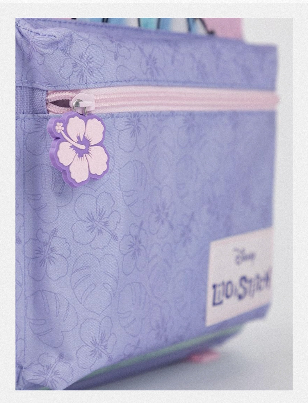 Salveque Escolar Disney Stitch (Rosa/Violeta)