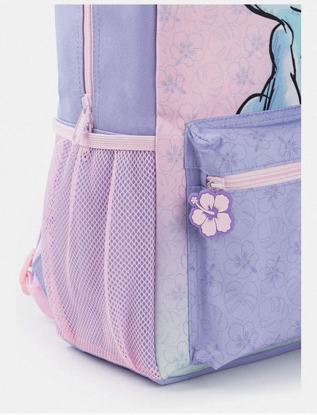 Salveque Escolar Disney Stitch (Rosa/Violeta)