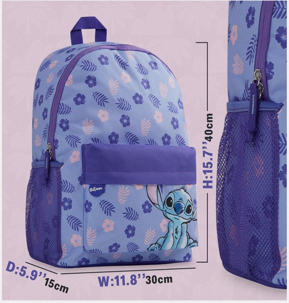 Salveque Escolar Disney Stitch Original (Morado)