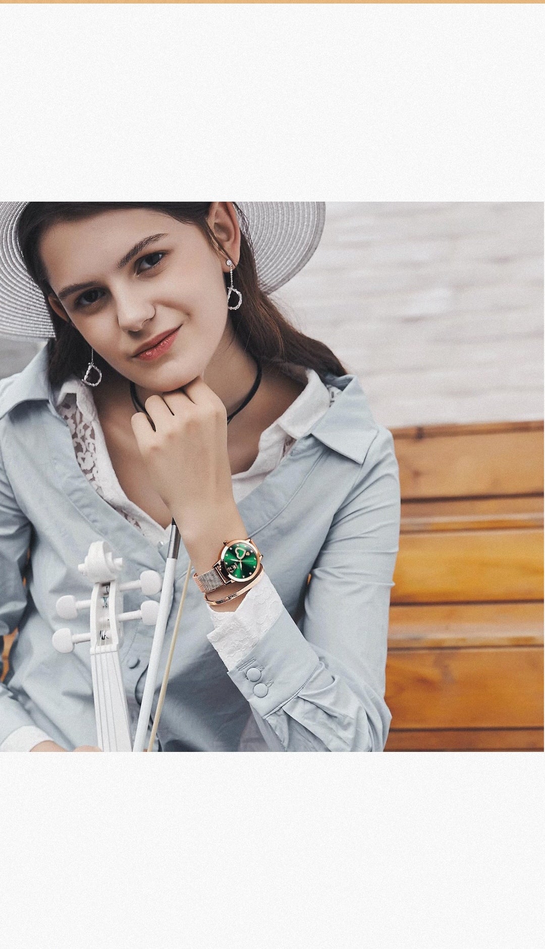 Reloj Olevs Dama⌚💚 (Verde)