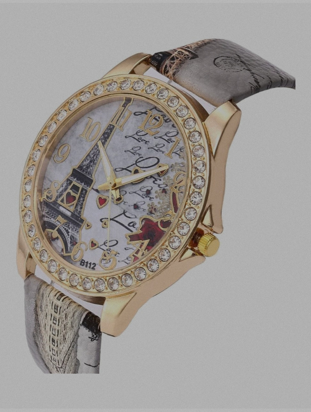 Reloj Diseño Torre Eiffel (Gris)