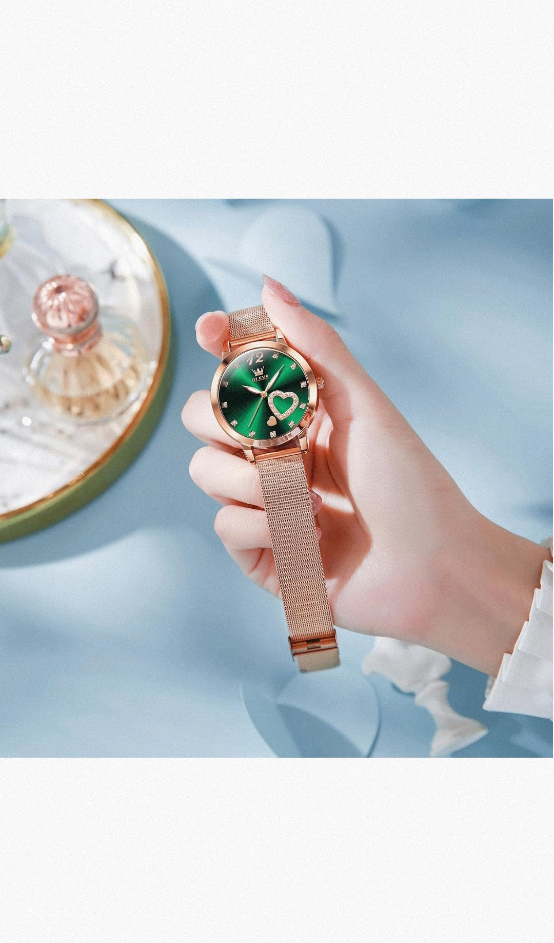 Reloj Olevs Dama⌚💚 (Verde)
