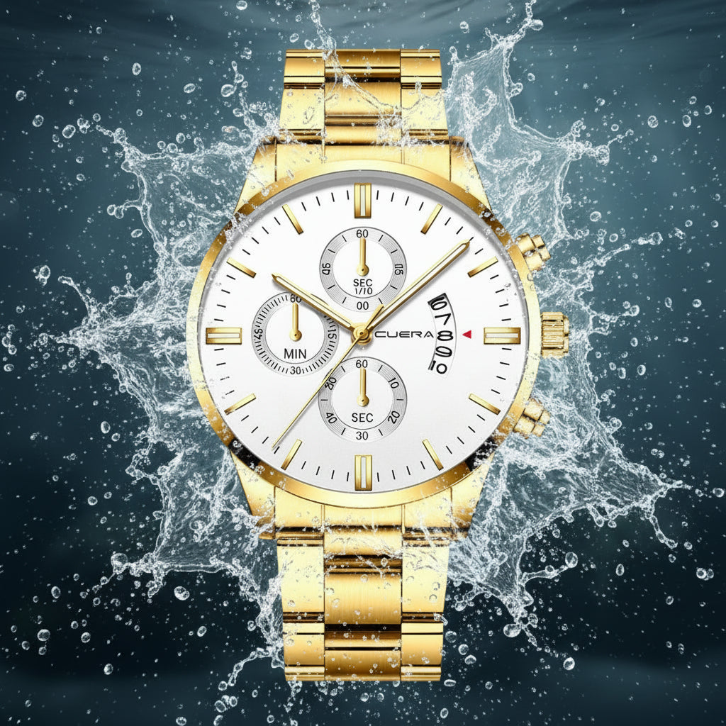 Reloj para Caballero (Color Dorado) (Acero)