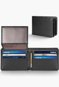 Billetera para Caballero Bifold con Protección RDIF(Negro)