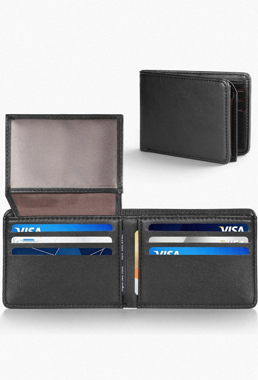 Billetera para Caballero Bifold con Protección RDIF(Negro)