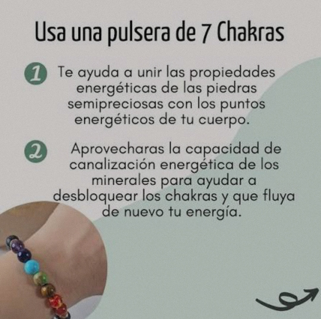 Pulsera Unisex (7 Chakras)