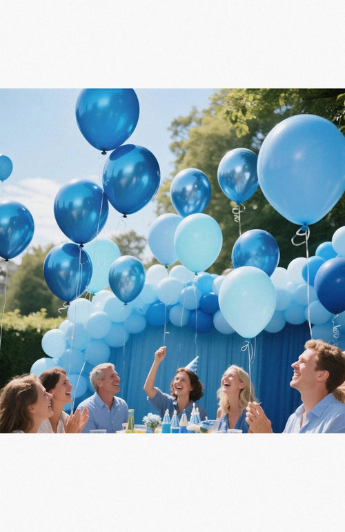 Juego de Globos Azules (60 Piezas) 12 Pulgadas