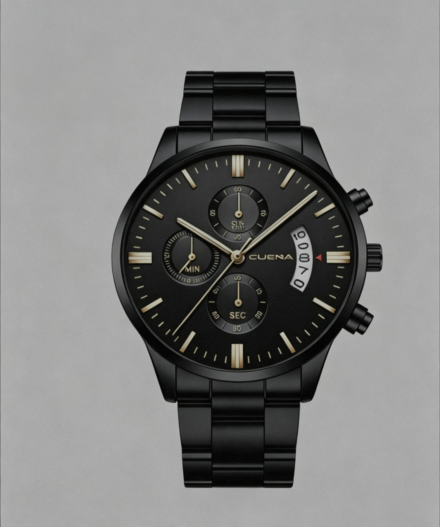 Reloj para Caballero (Color Negro) (Acero)