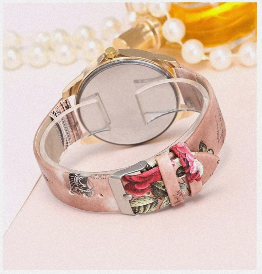 Reloj Diseño Torre Eiffel (Café)