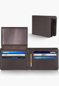 Billeteras para Caballero Bifold con Protección RDIF (Café)