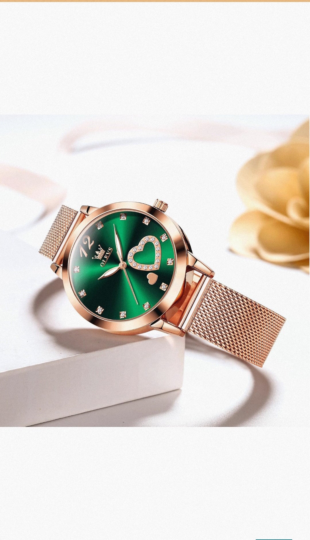 Reloj Olevs Dama⌚💚 (Verde)
