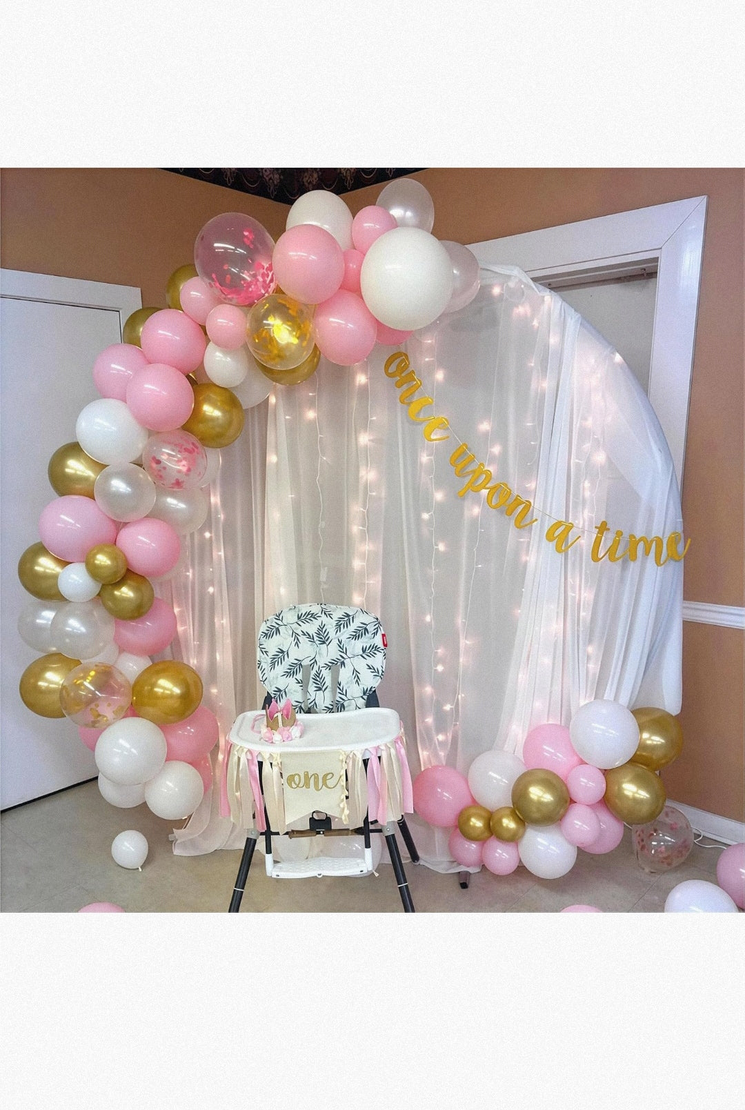 Juego de Globos Rosados y Dorados (60 Piezas) 12 Pulgadas